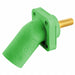 Angled Recp Grn Male Threaded Stud 400 A