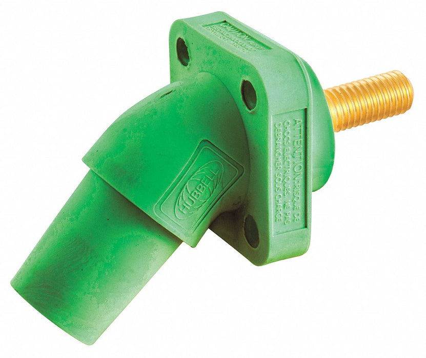 Angled Recp Grn Fml Threaded Stud 400 A