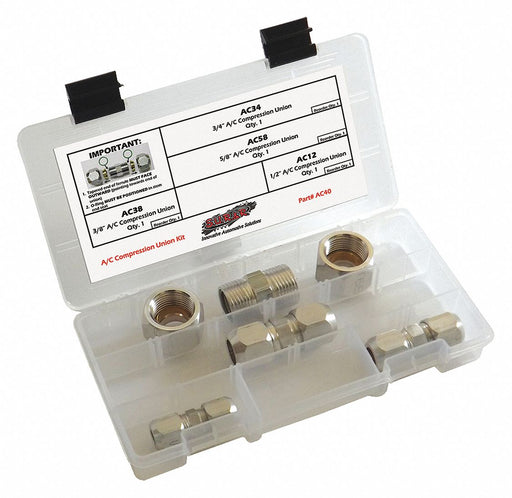Compression Fitting Kit SAE 4 Pieces