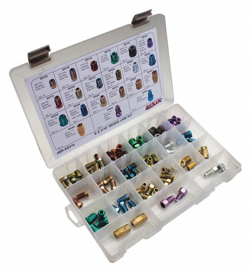 Brake Line Fitting Assortment 3/16 Tube