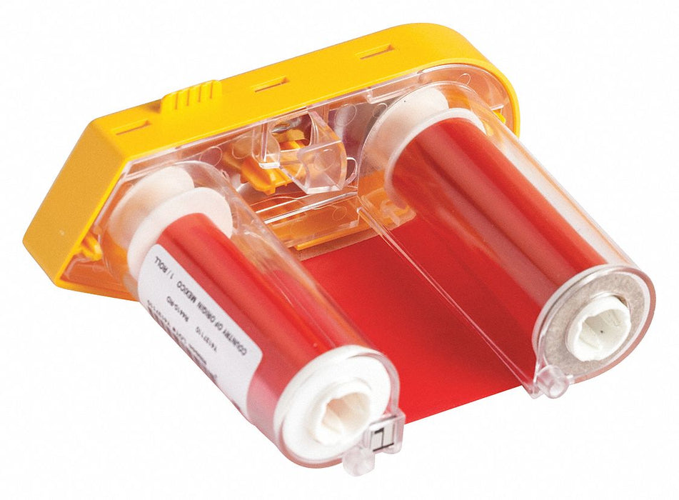 Single-ColorPrinterRibbon Red 75ftL