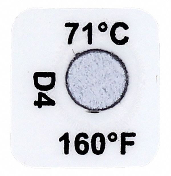 Temp Indicator Strip Clear 210PK