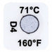 Temp Indicator Strip Clear 210PK