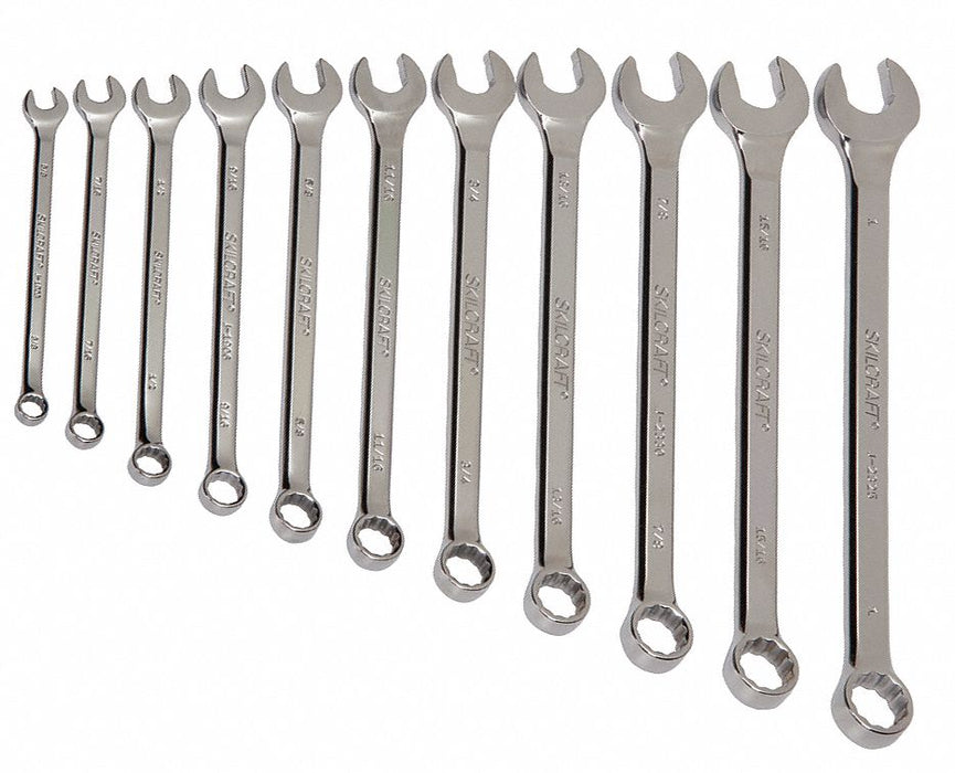 Combo Wrench St Steel Polish Stnrd Ofst
