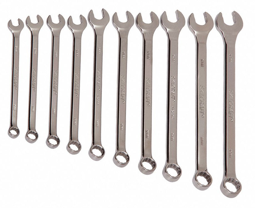 Combo Wrench St Steel Polish Stnrd Ofst