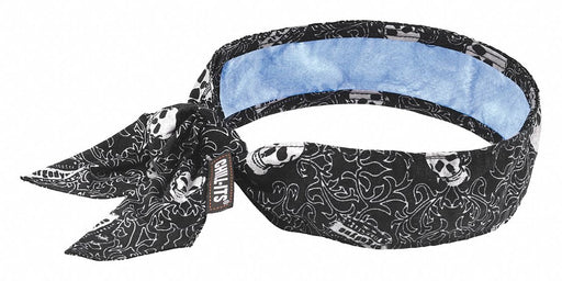 Evaporative Cooling Bandana Black/White