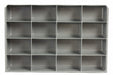 DrwInsrt Gry 16Cmptnt PlyPrp Fit91/4 Box