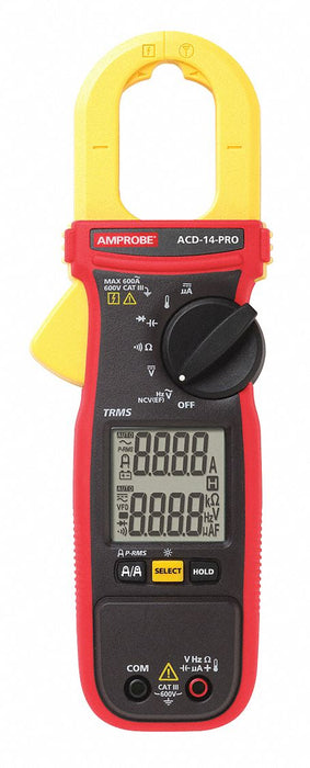 DigitalClampMeter TRMS 600A 600VAC