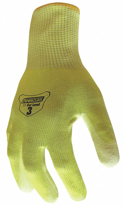 Knit Gloves Hi-Vis Yellow Size M PR