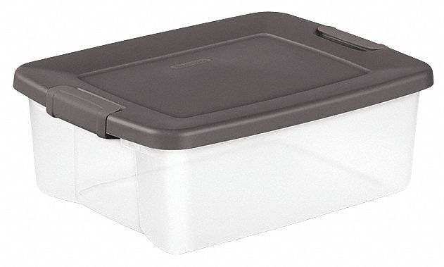 StorageTote 19.875inL 15.5inW Clear