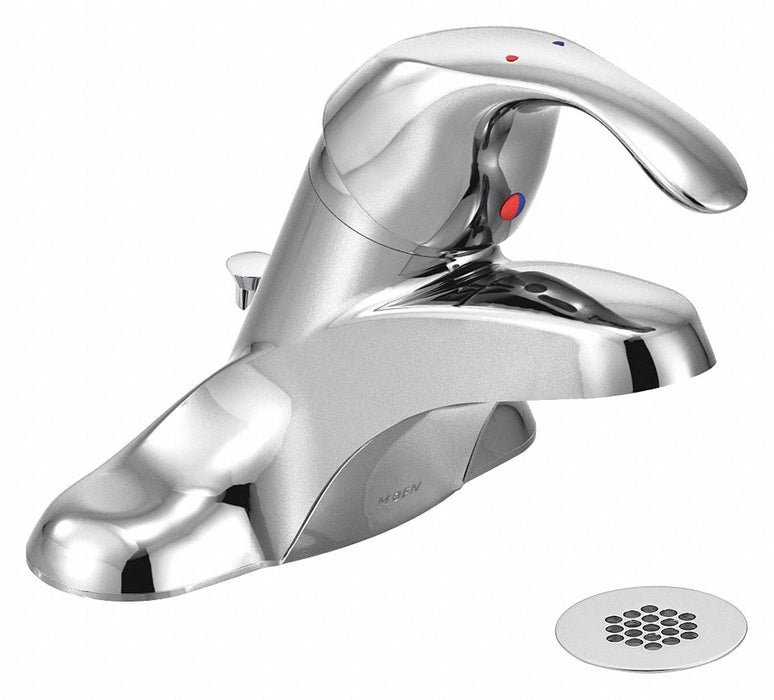Low Arc Chrome Moen M-Bition Brass