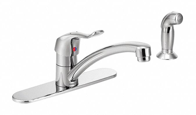 Gooseneck Chrome Moen M-Dura Brass