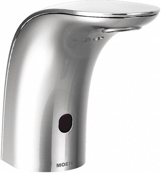 Mid Arc Chrome Moen M-Power Brass 0.5gpm