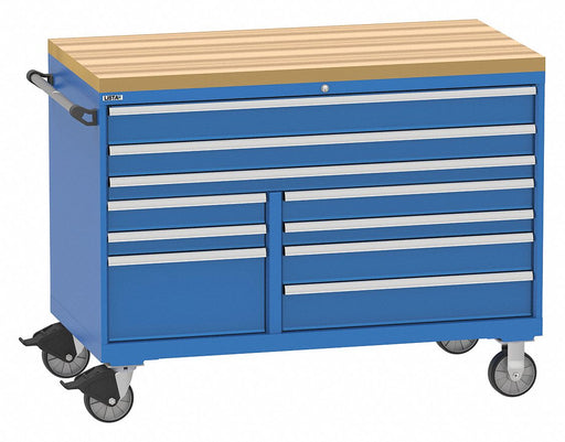 Mod Drwr Cab 42 H 10 Drwr Bright Blue