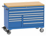 Mod Drwr Cab 42 H 10 Drwr Bright Blue