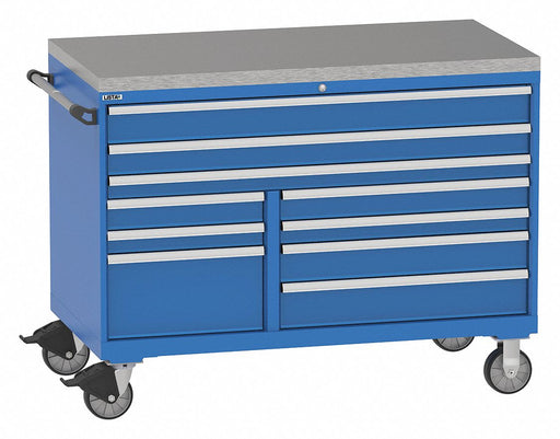 Mod Drwr Cab 42 H 10 Drwr Bright Blue