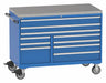 Mod Drwr Cab 42 H 10 Drwr Bright Blue