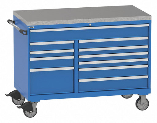 Mod Drwr Cab 42 H 11 Drwr Bright Blue