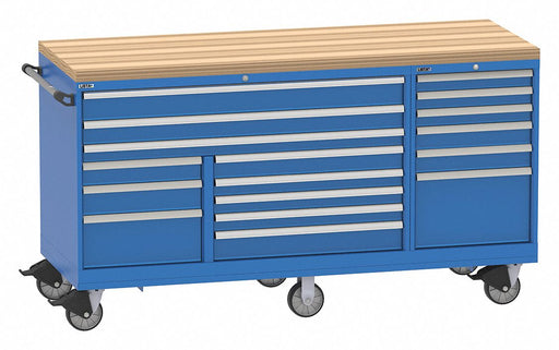 Mod Drwr Cab 42 H 17 Drwr Bright Blue