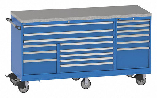 Mod Drwr Cab 42 H 17 Drwr Bright Blue