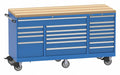Mod Drwr Cab 42 H 19 Drwr Bright Blue