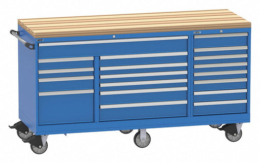 Mod Drwr Cab 42 H 19 Drwr Bright Blue