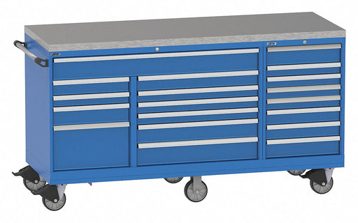 Mod Drwr Cab 42 H 19 Drwr Bright Blue