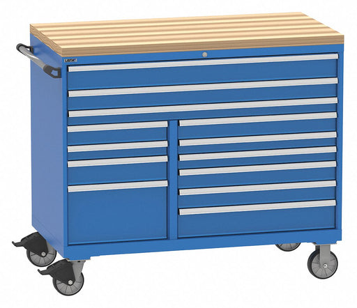 Mod Drwr Cab 48 H 13 Drwr Bright Blue