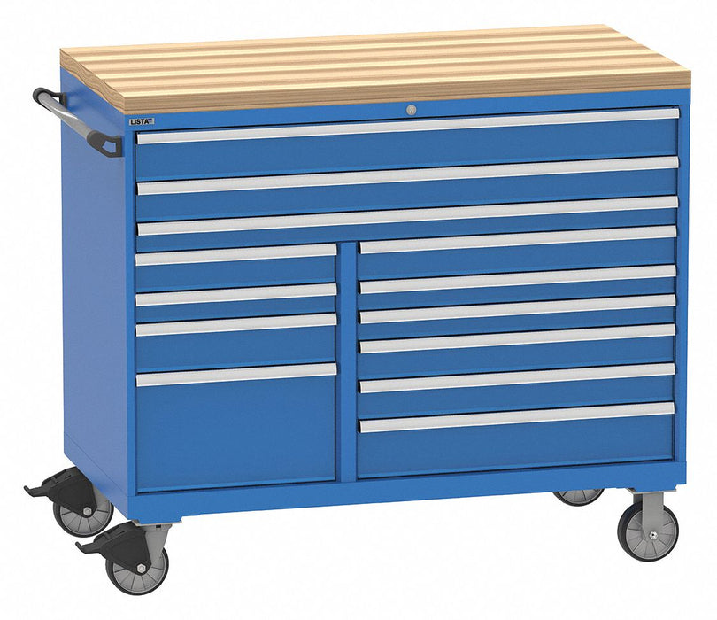 Mod Drwr Cab 48 H 13 Drwr Bright Blue