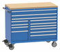 Mod Drwr Cab 48 H 13 Drwr Bright Blue