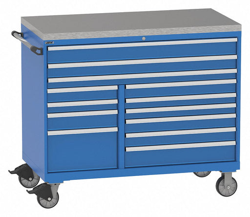 Mod Drwr Cab 48 H 13 Drwr Bright Blue
