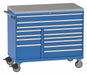 Mod Drwr Cab 48 H 13 Drwr Bright Blue