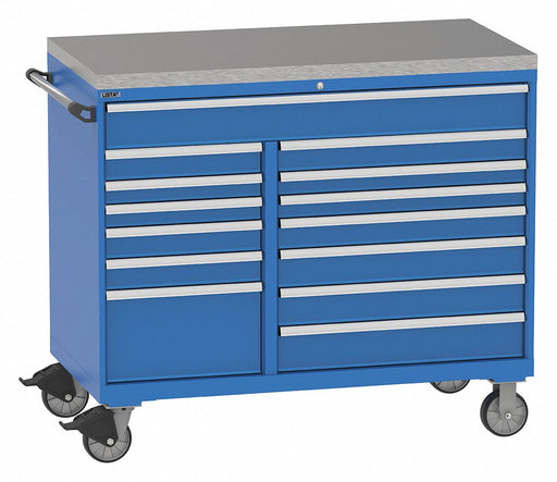 Mod Drwr Cab 48 H 14 Drwr Bright Blue