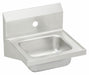 Hand Wash Sink 16.75 x15.5 x13 Silver