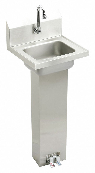 Hand Wash Sink 16.75 x15.5 x13 Silver