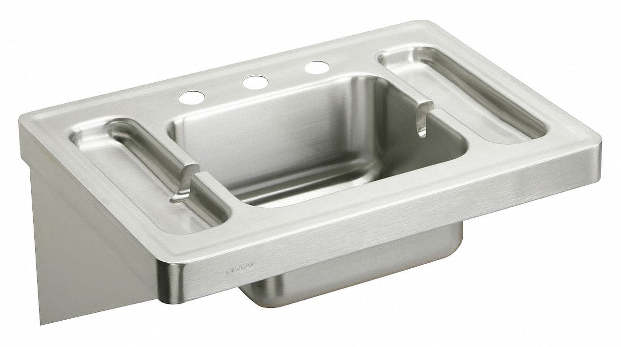 Bathroom Sink 28 x20 x7.5 Silver