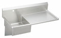Utility Sink 49.5 x24 x10 Silver