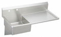 Utility Sink 49.5 x24 x10 Silver