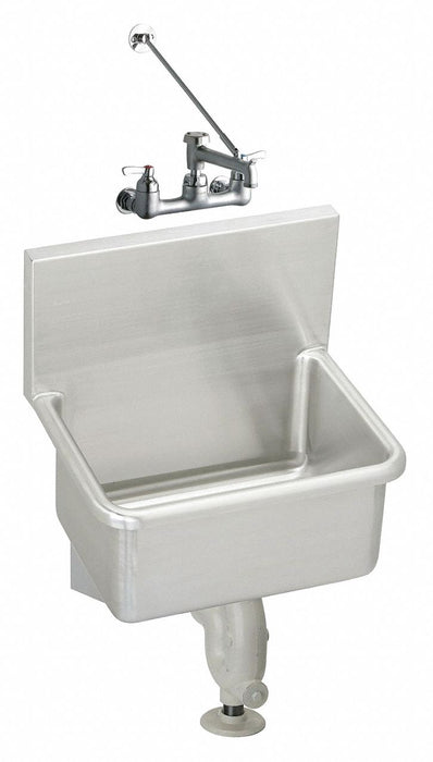 Utility Sink Kit 21 x17.5 x39.75 Silver
