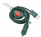 FootSwitchExt.Cord 12ft Grn 18AWG Flat