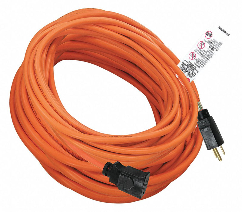 ExtensionCord 100ft Orange 16AWG Round