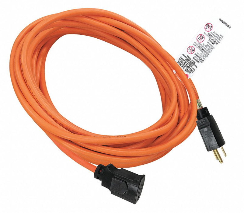 ExtensionCord 25ft Orange 16AWG Round