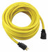 Lock Ext Cord 50ft 10Ga 15A SJTW Yel