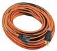 Ext.Cord 100ft Blk/Org 14AWG Round