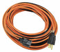 Ext.Cord 50ft Blk/Org 14AWG Round