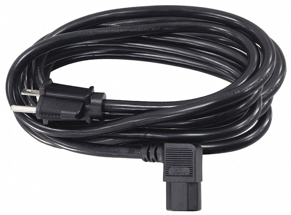 PC Power Cord 15 ft Black 16 AWG