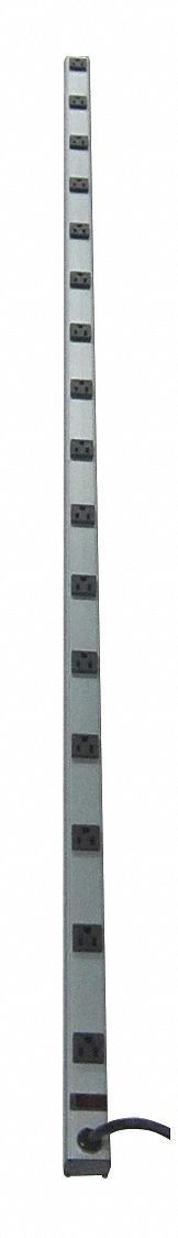 Outlet Strip 16 Outlet 15A 70 L Gry