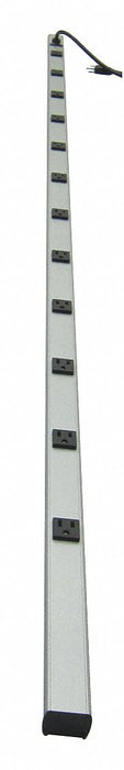 Outlet Strip 12 Outlet 15A 77 L Gry