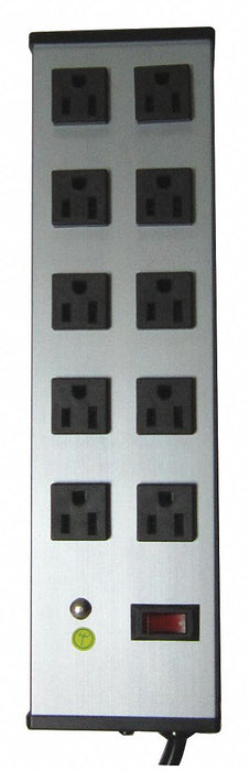 Outlet Strip Gray 13 in 10 Outlets