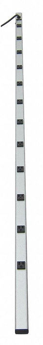 Outlet Strip Gray 77 in 12 Outlets
